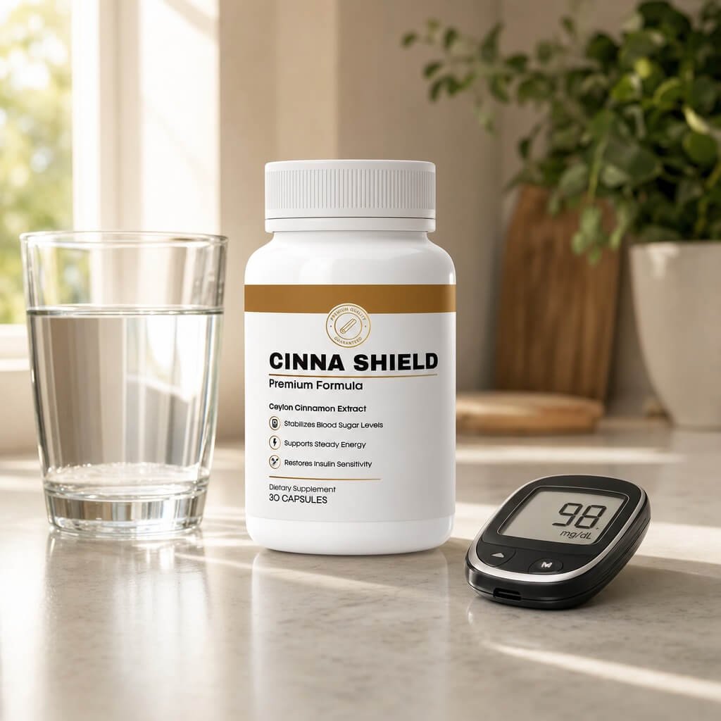 Cinna Shield bottle on a kitchen counter